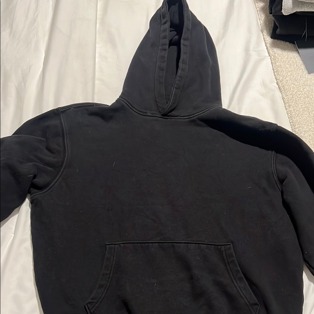 Old Navy Black Sweater with Hood and Pullover Style